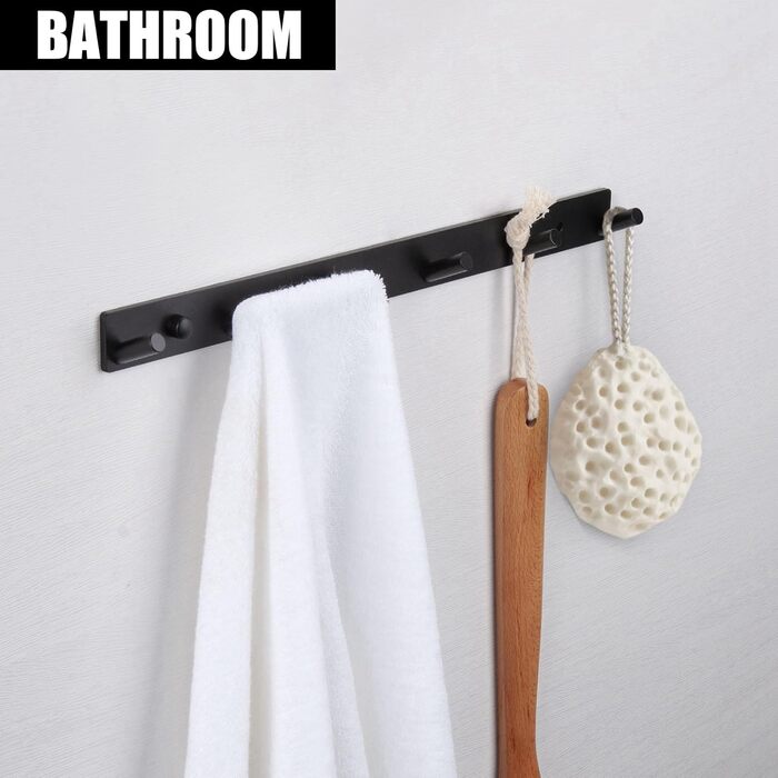 Вішалка для верхнього одягу на 6 гачків, мінімалістичні гачки для верхнього одягу настінна вішалка, гачки для верхнього одягу гачк