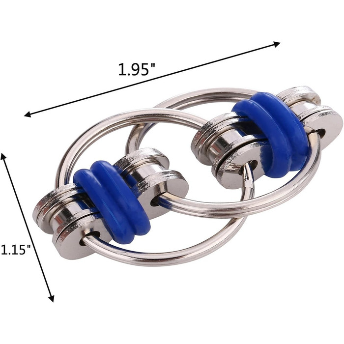 Велосипедний ланцюг Fidget Stress Reducer для дорослих і дітей (3 упаковки)