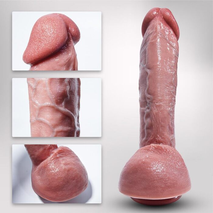 Фалоімітатор Umania XXL, 25 см, зі стимуляцією G-точки та потужним присоском