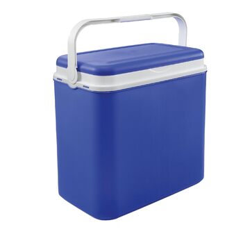 Сумка-холодильник Пасивний холодильник Пластикова сумка-холодильник з полістирольною термоізоляцією 36 л, синього кольору