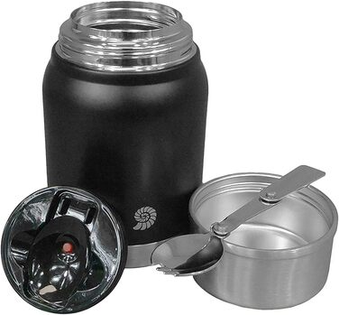 Термос Origin Outdoors Unisex Делюкс для дорослих, чорний, 0,72 л