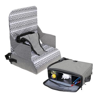 Сидіння-бустер Dreambaby On-The-Go, портативний стільчик для годування з практичними відділеннями для зберігання, підходить до біл