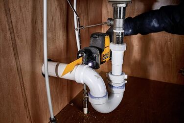 Компактна акумуляторна пила Dewalt DCS312NT (безщітковий двигун, електронне регулювання частоти обертання, заміна полотна без інст