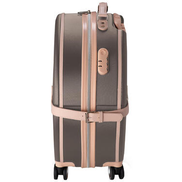 Валіза Semi Line 24' (M) Brown/Pink Cream (T5673-3)