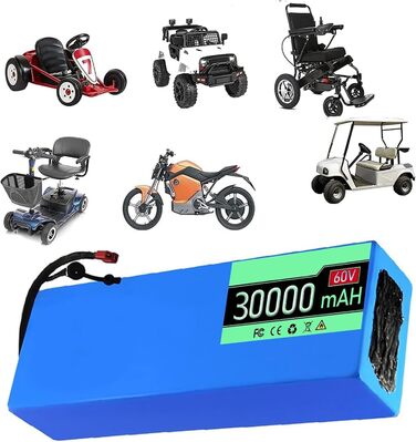 Акумулятор для електровелосипеда / електроскутера 60V 12Ah–30Ah з вбудованим BMS