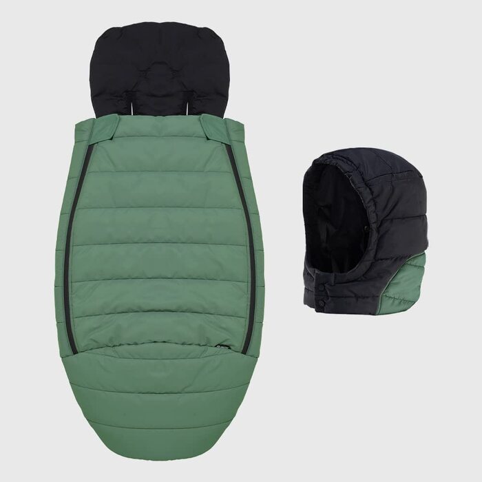 Універсальний муфта для ніг для всіх моделей колясок Водонепроникний термомуфта для зими Doolittle колір Forest Green Зима 200 гра