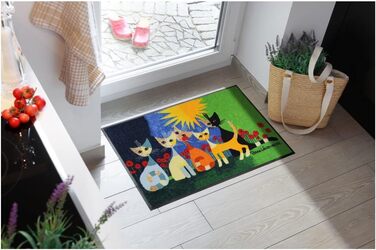 Килимок для дверей EE Rosina Wachtmeister, різнокольоровий, розмір 50x75 см (прямокутний)