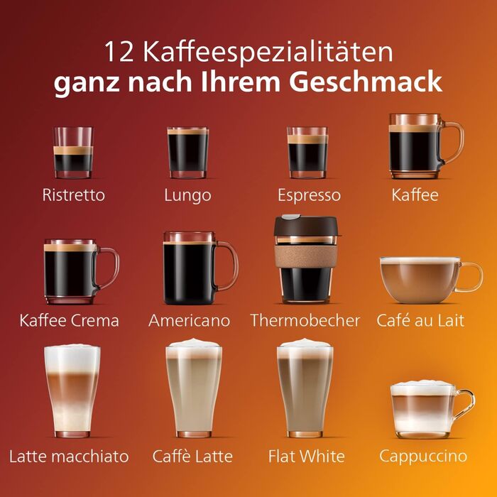 Повністю автоматична кавоварка Philips Series 5400 - молочна система LatteGo, 12 спешелті кави, інтуїтивно зрозумілий дисплей, 4 профілі користувача, чорний (EP5441/50)