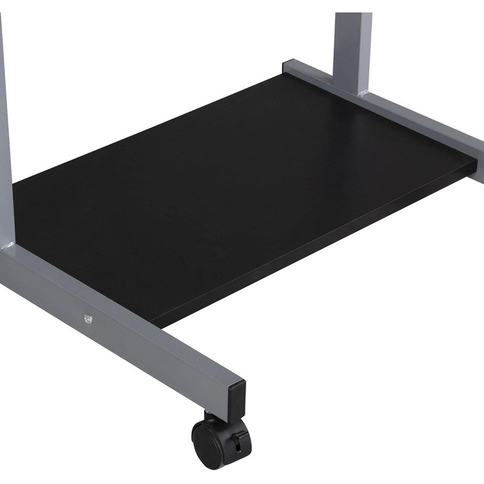 Комп&39ютерний стіл Yaheetech, письмовий стіл, ПК-стіл з шухлядою та 4 колесами, приблизно 56 x 51 x 79 см, чорний