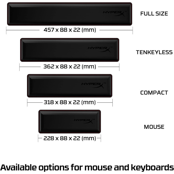 Клавіатури без накладок - Охолоджуючий гель - Піна з пам'яттю - Нековзна клавіатура без накладок - Десять клавіш
