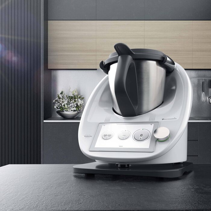 Дерев'яна ковзаюча дошка KitchenSlider H V2 Plus Екологічна ковзаюча дошка Thermomix TM6 & TM5 Ковзаюча дошка для Thermomix Дерев'яний планер - графітовий сірий V2 - графітовий сірий