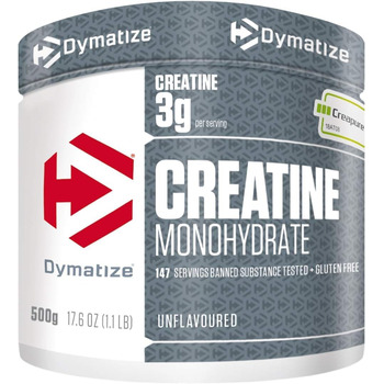 Креатин моногідрат Dymatize Creapure, 500 г – Без смаку, 147 порцій