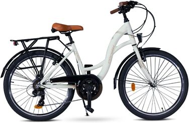 Дюймовий алюмінієвий міський велосипед для дівчат, 21 передача, розмір рами 13-14 дюймів., 26-