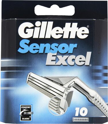 Леза Gillette Sensor Excel, 10 шт.