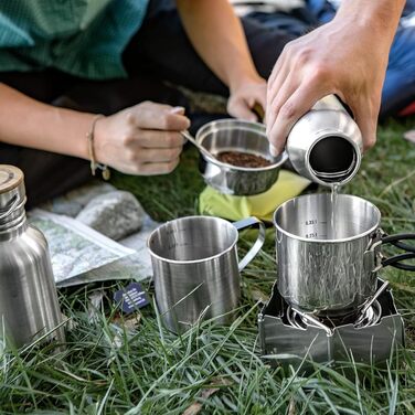 Термокружка Tatonka з нержавіючої сталі з карабіном, 250 мл - Двостінна термокружка з кришкою, ручкою-карабіном, шкалою об&39єму та місткістю 0,25 л - ізольована, не забруднює, безпечна для харчових продуктів