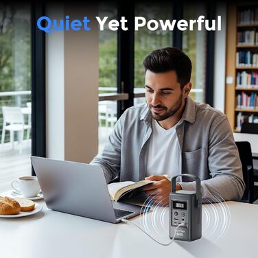 Портативний зовнішній акумулятор SolarPlay Q100, портативний блок живлення 2500 мАг, 92,5 Втгод, 3USB-C та 1USB-A, сонячний вхід 50 Вт, зовнішній акумулятор для ноутбука, кемпінгу