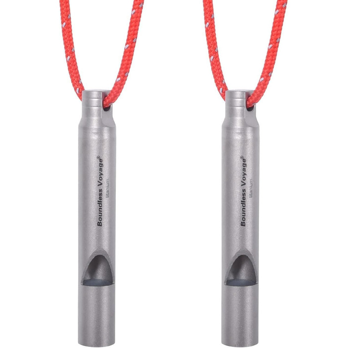 Титанові свистки Кемпінг на відкритому повітрі Піші прогулянки Полювання Скелелазіння Екстрене виживання Гучний свисток Тренер Тре