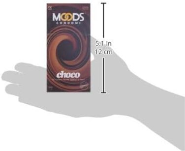 Презервативи MOODS Choco - 12 презервативів зі смаком шоколаду для чудових моментів на двох