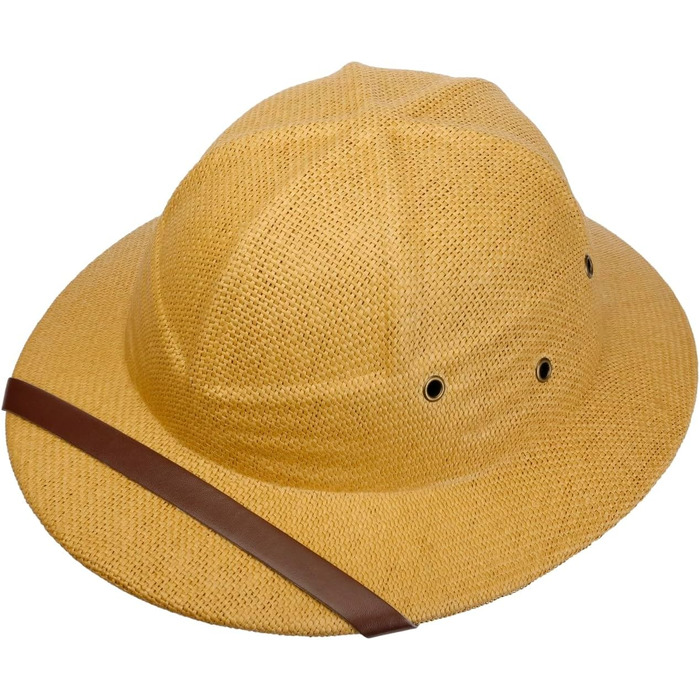 Літній солом&39яний капелюх Conner Bendigo, тропічний шолом, жіночий/чоловічий - зі шкіряним ремінцем, весна-літо, один розмір, натуральний
