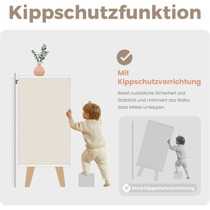 Журнальний столик MAISON ARTS, вузька тумбочка з 2 шухлядами, журнальний столик для вітальні, спальні, колір слонової кістки