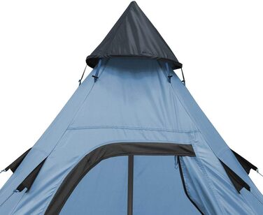 Намет Lido 290 3-місний вігвам-намет Підлога каструля УФ 50 Захист від комах Екран Висота Водонепроникний 5000 мм Синій сірий