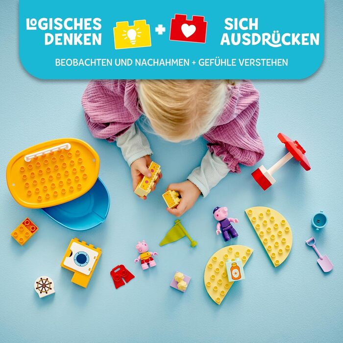 Подорож на човні Пеппи Ігровий набір з іграшковим корабликом для побудови та перебудови з 2 фігурок, творча іграшка, ідея подарунк