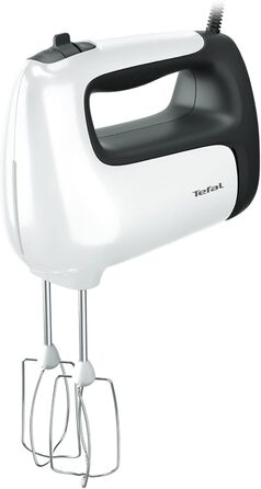 Ручний міксер Tefal HT4601 Prep'Mix, пластик, сталь, 500 Вт, білий/графіт