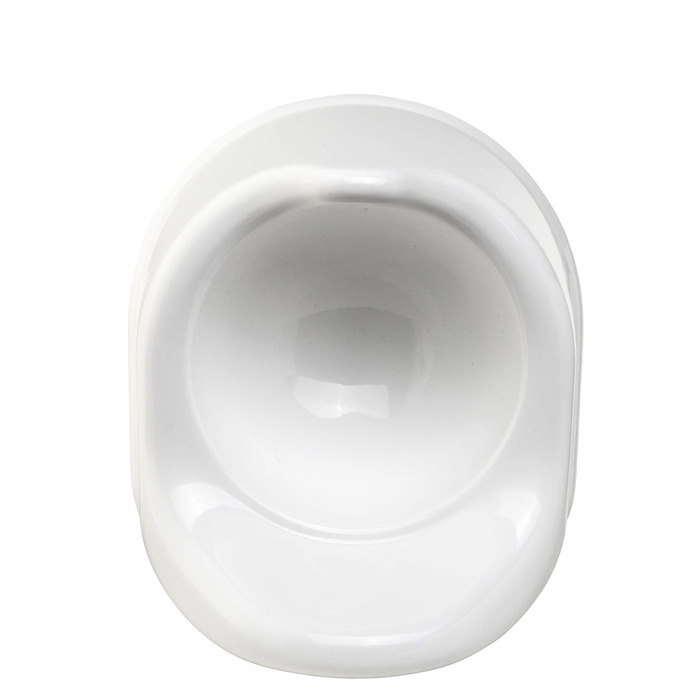 Дитячий горщик Rotho Babydesign Bella Bambina - Дитячий горщик білого кольору - З неслизьким сидінням для унітазу для легкого та б