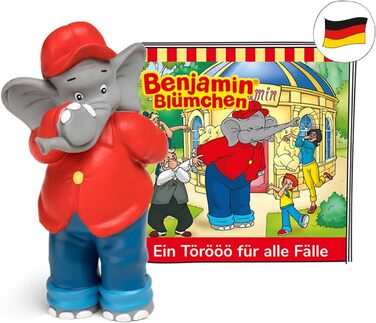 Аудіофігурки для Toniebox радіоп'єса Benjamin BLMCHEN - EIN Tr fr alle Flle figure - 18 захоплюючих історій - бл. 61 хв - від 3 років - НІМЕЦЬКА