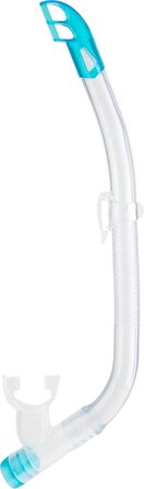 Дитяча маска для дайвінгу (7-13 років) трубка, для басейну, захист від запотівання, подряпин та запотівання, регульована маска для снорклінгу - Дитяча маска для дайвінгу із захистом від ультрафіолету, прозора/аквамарин - Ondina/Top