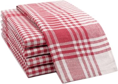 Набір з 5 чайних рушників - бавовняні розміром 50x70 см - добре поглинаючі та міцні кухонні рушники - можна прати при температурі