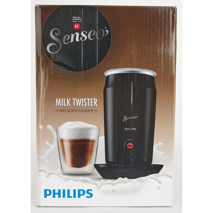 Капучинатор для гарячого та холодного молока на 2 капучино, антипригарне покриття, 500 Вт, 0,12 л, 15,1 х 15,1 х 21,7 см, чорний (