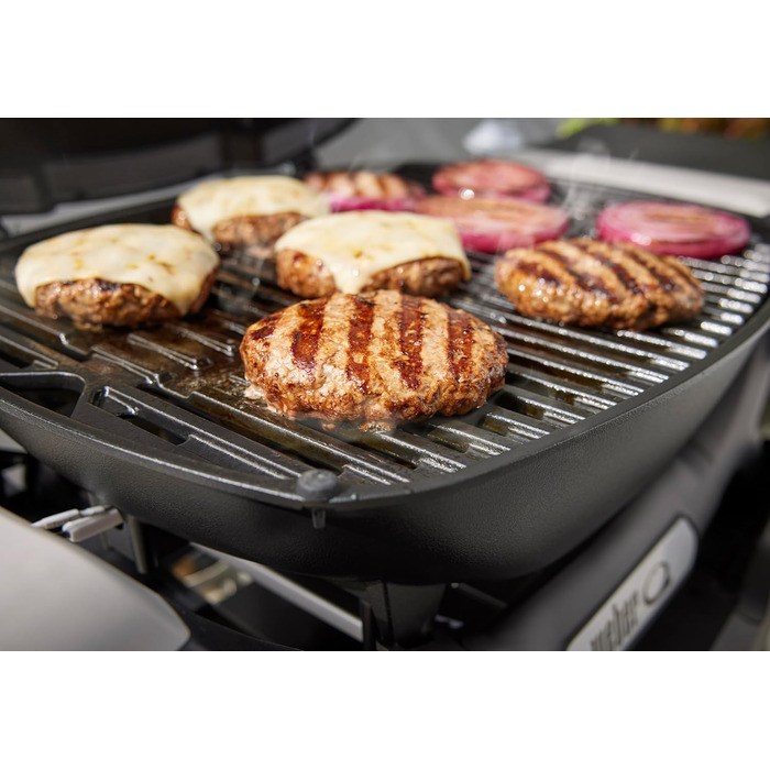 Газовий гриль Weber Q 1200N із бічними столиками