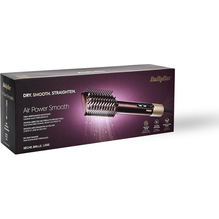 Стайлер для вологого та сухого волосся BaByliss Air Power Smooth, AS6400E