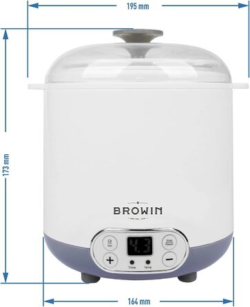 Багатофункціональний прилад сир і йогурт з термостатом 1,5 л, білий, сірий, середній прилад сир і йогурт 1,5 л, 801013