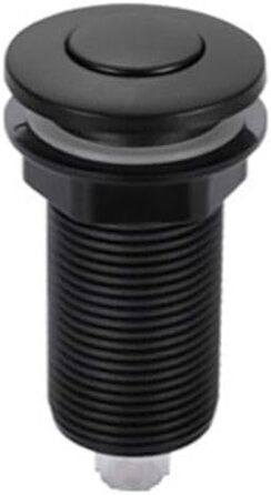 Повітряний вимикач для відведення сміття Довгий кнопковий подрібнювач в зборі Вбудований перемикач матовий чорний з повітряним шлангом