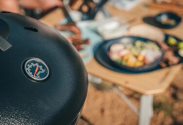 Камінь для піци Pro 50 - Портативний гриль з автоматичним запалюванням та каменем для піци - У комплекті сумка для перенесення - Аксесуари для кемпінгу та гриля - Незамінні аксесуари для барбекю BBQ 50mBar камінь для піци Pro 50, 50 BBQ 50mBar