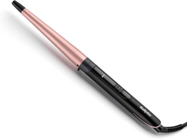 Випрямляч Babyliss Sleek Finish 230 180C - 230C з автоматичним вимкненням ST255E та конічна плойка з рожевим кварцом 13-25 мм для