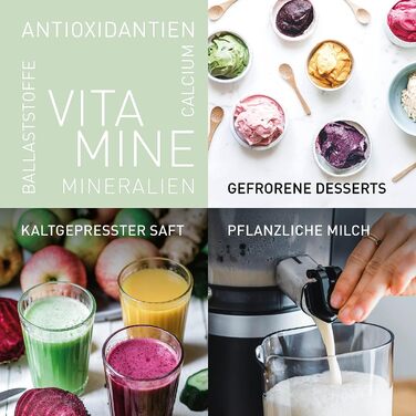 Повільна соковижималка Panasonic MJ-L700KXE, електричний прес для фруктів, вичавлювання соку з цілих фруктів і овочів, отвір 75 мм, тонкий дизайн, безпечний і практичний, чорний, матовий чорний одинарний