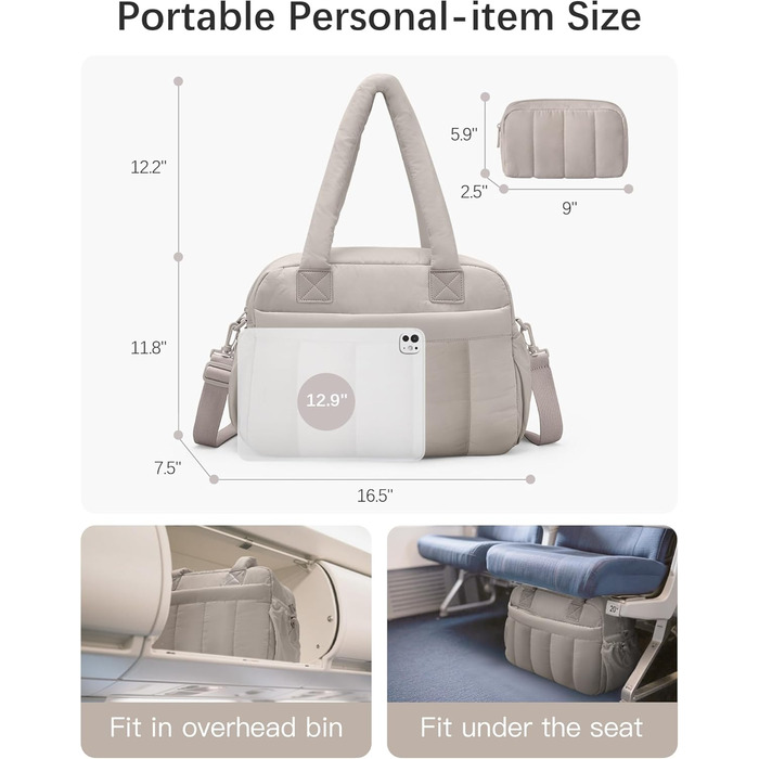 Дорожня сумка oscaurt, спортивна сумка, велика сумка для вихідних, ручна поклажа з косметички, дорожня сумка, сумка для лікарні, для народження, фітнесу, роботи, верблюжої шкіри