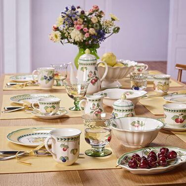 Кавник Villeroy & Boch French Garden Fleurence, 1,25 л, порцеляна преміум-класу, білий/різнокольоровий