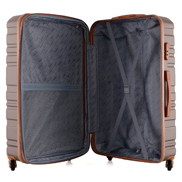 Валіза Semi Line 28' (L) Graphite/Brown (T5689-3)