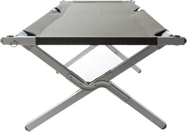 Польове ліжко Mil-Tec US Gen. II з алюмінієвим каркасом (210x70x42 см) Складане, в комплекті сумка для перенесення Складане ліжко для кемпінгу на відкритому повітрі Може використовуватися як армійський намет, кемпінгове розкладачка, гостьове ліжко або ава
