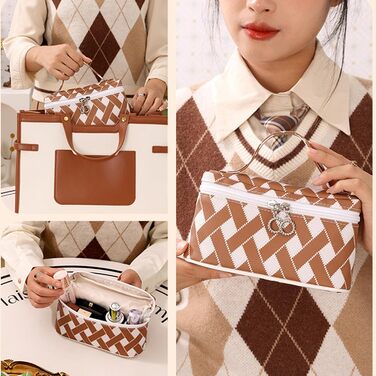 Косметичка, універсальна та містка, тримає ваші речі в порядку та організовано, чорна