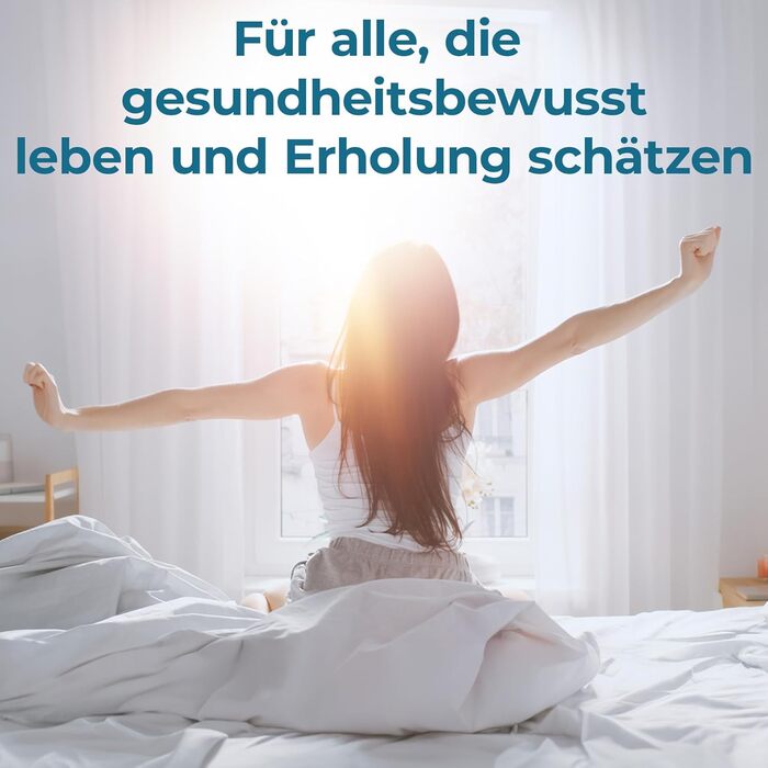 Комплект для сну з 2 предметів ортопедична подушка (висота 12 см, 60 x 35 см), включаючи 2 рівні жорсткості та подушку для колін - ергономічна подушка для шиї з піни з пам&39яттю форми, подушка для сну на боці та подушка для сну на спині, комплект з 2 пре