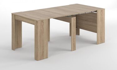 Розкладний обідній стіл Compton, розкладний стіл з багатофункціональними подовжувачами, розкладається до 10 місць, 51/237 x 90 x 78 см, дуб