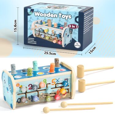 1 Jahre - Montessori Baby Holzspielzeug ab 1 2 Jahre Hammerspiel Xylophon Kinder Kinderspielzeug ab 1 2 Jahre Geschenk fr 1 Jahre Mdchen Junge Lernspielzeug Geburtstage, 1 Jahre - Montessori Baby Holzspielzeug ab 1 2 Jahre Hammerspiel Xylophon Kinder Kind