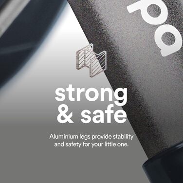 Обідній стілець APRAMO FLIPPA, дитячий, складаний, портативний, сидіння-бустер, сидіння для годування для дітей від 6 місяців до 3