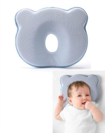 Ортопедична дитяча подушка Baby Pillow Against Flat Head Дитяча подушка Memory Foam для новонароджених 0-12 місяців, Подушка проти деформації голови Baby