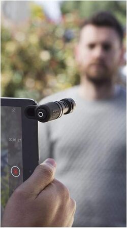 �DE VideoMic Me Компактний спрямований мікрофон для смартфонів з роз'ємом 3,5 мм для запису відео та створення контенту на ходу